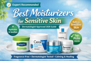 ✨ Best Moisturizers for Sensitive Skin (Dermatologist Approved 2026 Guide)